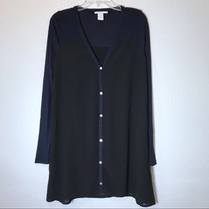 Linda Matthews Chiffon Cardigan With Camisole